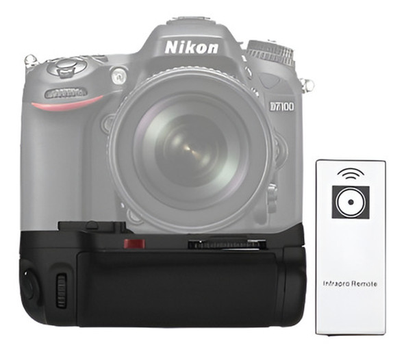 Apretón De La Batería Mb-d11 Para Nikon D7000 Cámara Como Ba 0