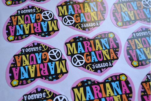 Etiquetas Personalizada Simbolo Paz 0