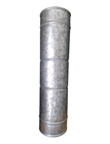 Paraguero Florero 20x50 Cm Decoracion Vintage Chapa Galvaniz 0