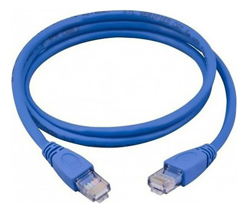 10x Cabo Para Roteador Internet Rj45 Cbx-n5c10 Azul 1metro 0