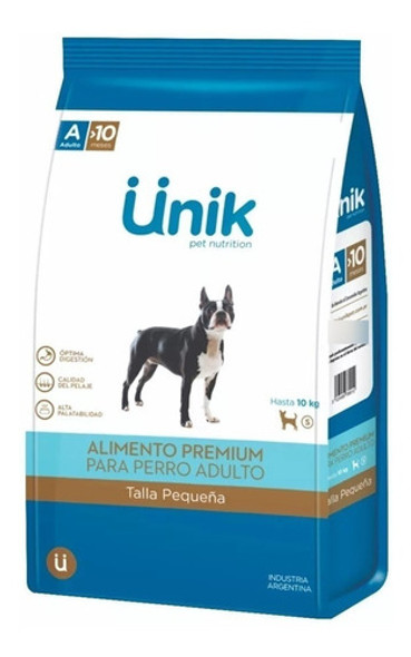 Unik Alimento Perro Adulto Raza Pequeña 7.5 Kg 0
