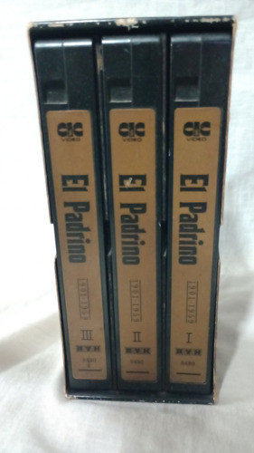 Peliculas En Vhs El Padrino Saga Completa 3 Cassettes 1