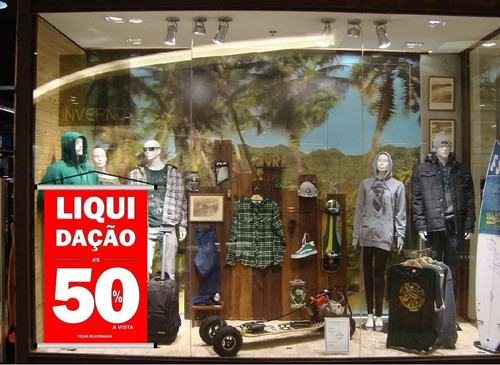Banner Liquidação 50%     6pças 1