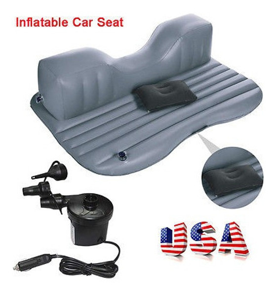 Cama De Aire Inflable Asiento Sueño Descanso Colchón Para Vi 1