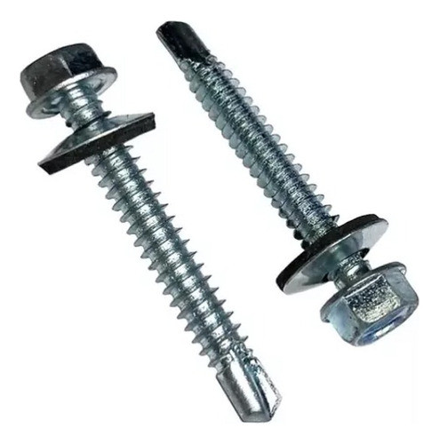 Autoperforante Para Techo De Chapa Con Arandela 14 X 2 100 0