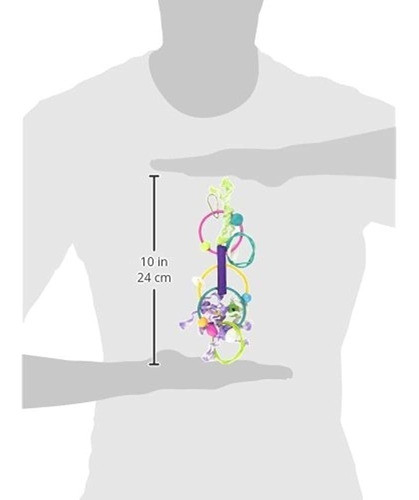 Prevue Hendryx Stick Staxs Rings En Cosas Bird Toy 1