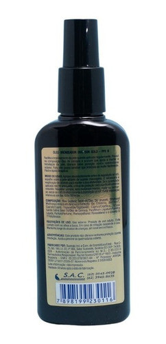 Óleo Bronzeador Cenoura E Urucum Duotrato 140ml 1