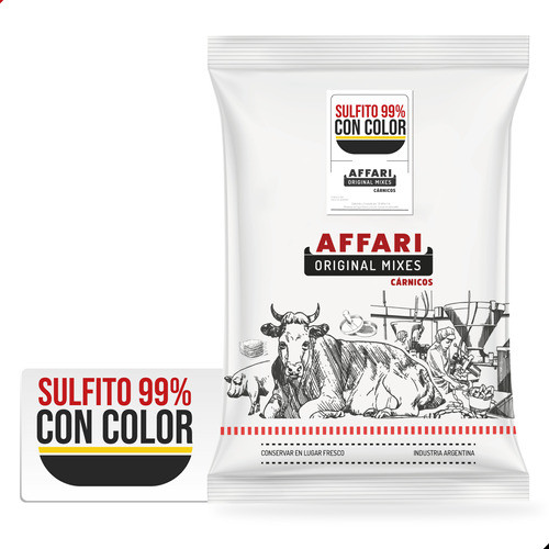Sulfito Color Rojo Affa N°4 Antioxidante Bactericida X 5kg 0