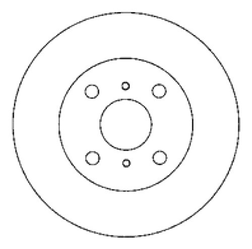 Disco Freno Del (238mm) Toyota Corolla 1986-1987 0