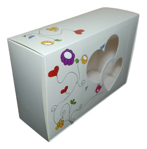 Caja Box X10 Un. C/visor Regalos, Golosinas, San Valentín.. 0