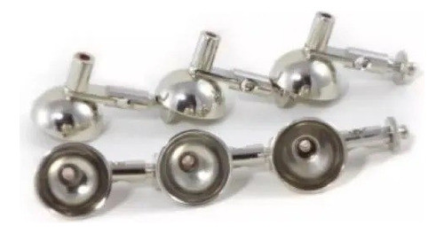 Eletrodo Precordial Pediatrico Prata C/6un Globaltec 0