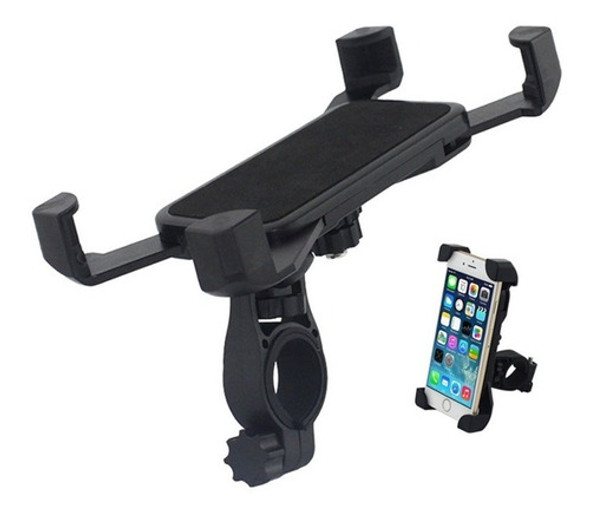 Holder Soporte Manubrio Celular Smartphone Para Moto Cuatri 0