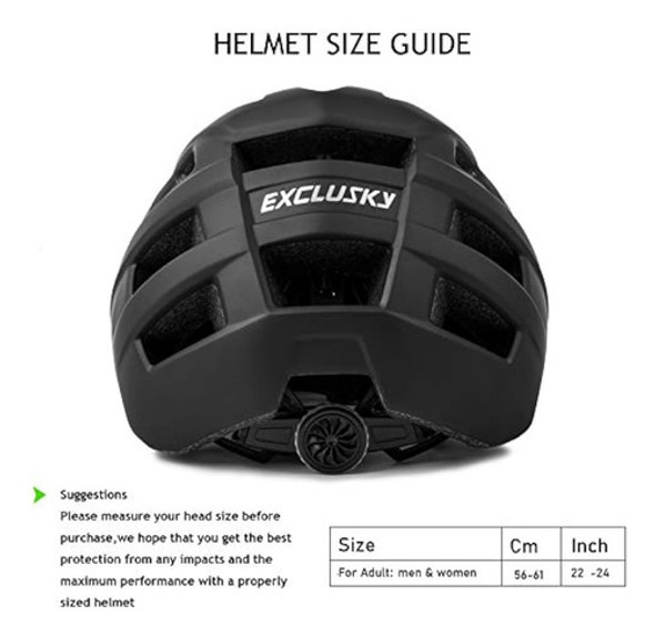 Exclusky Bmo Cascos De Bicicleta De Montaña 1 Exclusky Bmo Cascos De Bicicleta De Montaña 1