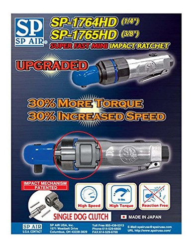 Sp Air Corporation Sp1765hd 38inch Superfast Mini Impacto Tr 1
