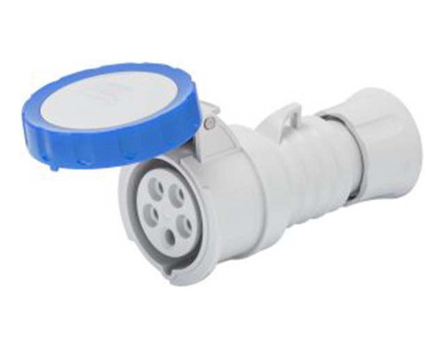 Ficha Prolongación Ind. 3p+t 16a 230v Ip67 Azul 0