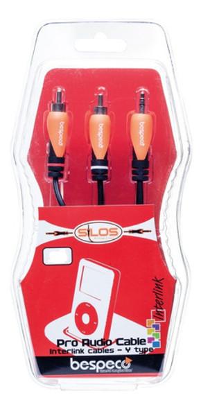 Cable Bespeco Miniplug Estereo A 2 Rca Macho 3m Slymsr300 0