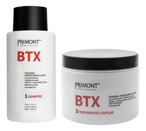 Kit Btx   Shampoo + Tratamiento 500g Primont 0