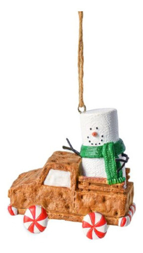 Ganz S'mores Graham Cracker Truck Adorno Para Rbol De Navida 0