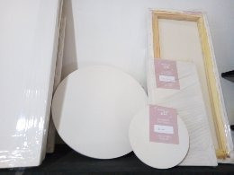 Combo 6 Bastidores Entelados Para Pintar Al Óleo O Acrílico 0
