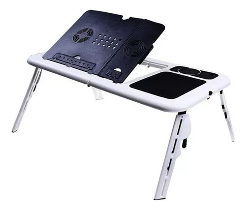 Mesa Trabajo Plegable Computadora Ventilador Cooler Laptop 0
