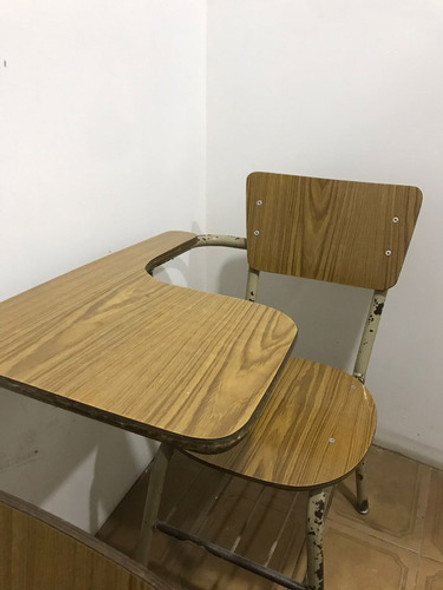 Silla Universitaria Pupitre Escolar Ideal Escuelas 0