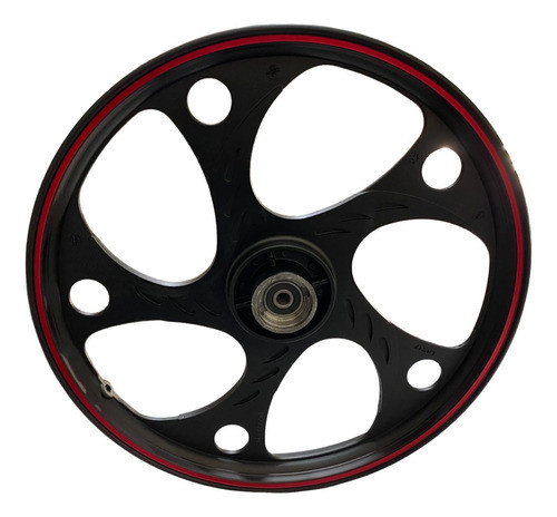 Llanta Delantera Negra Gilera Smash 125 R Original 0