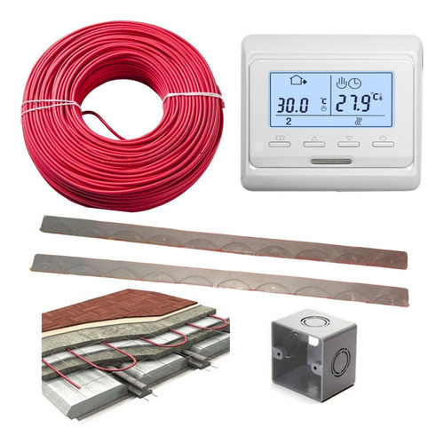 Losa Radiante Eléctrica + Termostato Digital Para  6 M2. 0