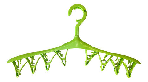 Cabide De Plástico C/ 8 Pregadores 42cm Cinza 0