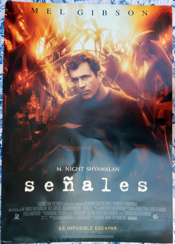 Señales Mel Gibson Touchstone Poster Cine Original 100x70 0