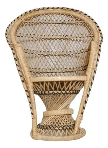 Sillón De Mimbre Para Muñecos Muñecas 40 Cm 0