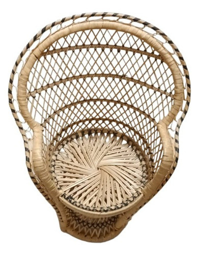 Sillón De Mimbre Para Muñecos Muñecas 40 Cm 1