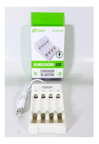 Cargador De Pilas Noga Para Doble Y Triple A Usb Ramos Mejia 1