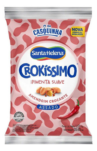 Amendoim Crokissimo 1,01 Kg Pimenta Suave 0