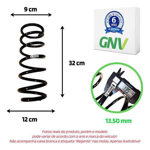 Par Mola Reforçada Gnv New Civic 2006 2007 2008 2009 2010 1