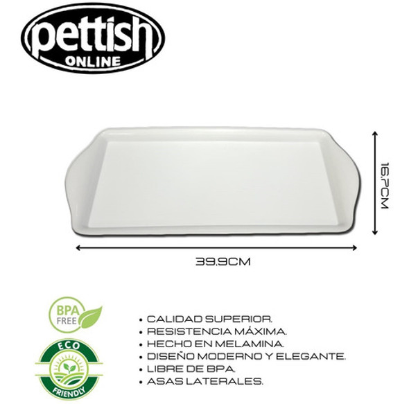 Bandeja Budín Melamina Grande Color Pettish Online Cg 1