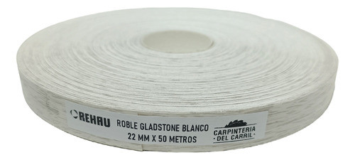 Canto Rehau Roble Gladstone Blanco 22 Mm X 50 M C/cola Egger 0