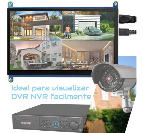 Pantalla Tactil Raspberry Pi Lcd Touch 7 1024 X 600 Hdmi 1