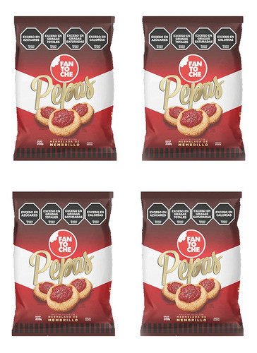 Fantoche Pepas 350gr Pack X 4un - Cioccolato Tienda De Dulce 0