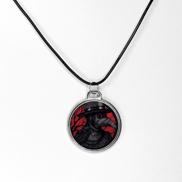 Colar Pingente Joia Em Resina Tema Horror Peste Negra 0