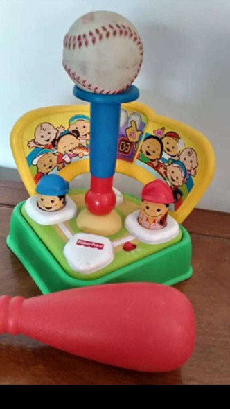 Juego De Beisbol Fisher Price A Pila 29 Cm 0