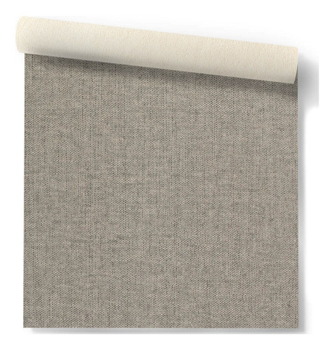 Papel Vinilico Texturado Gris Lavable Aura 860/5 Muresco Ds 0