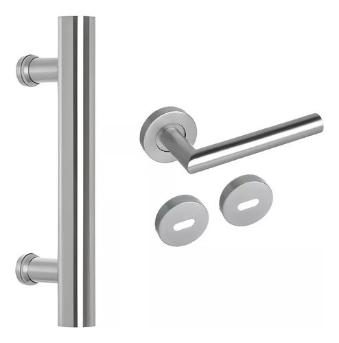 Barral Manijon 40cm Acero Inox Picaporte Izquierdo C Retorno 0