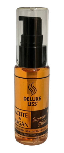 Aceite De Argán Deluxe Liss®  Brillo Supremo  30ml 0