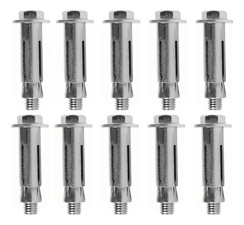 Kit 10 Peças Chumbador Cba 5/16x3.1/4 Com Parafuso Âncora 0