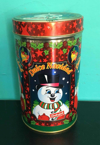 Lata - Caramelos Ambrosoli - Dulce Navidad - Vacia !!! 1