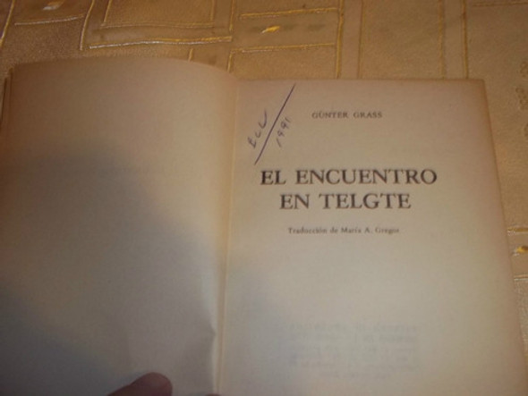 El Encuentro En Telgte - Gunter Grass 1