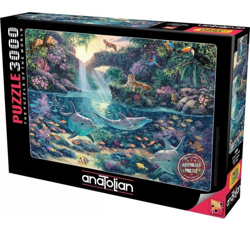 Puzzle 3000 Piezas Jungle Paradise Anatolian 0
