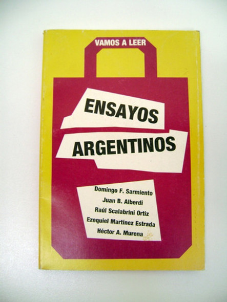 Ensayos Argentinos Vamos A Leer Sarmiento Alberdi Ok Boedo 0
