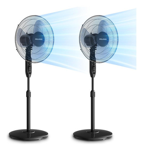 Pelonis 16 Ventilador De Pie De Pedestal Oscilante Con Mando 0