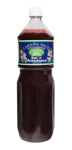 Jugo Arándano 1,5 Lt El Bolsón Sin Azúcar Concentrado X 2u 0